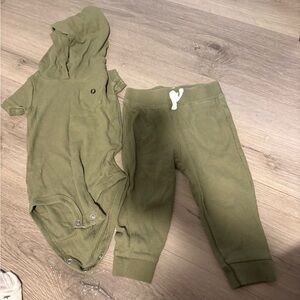 Carter's Olive Kids Matching Set